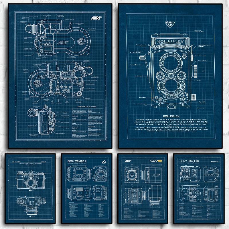Vintage Leica Camera Blueprint - Photography Camera review and price