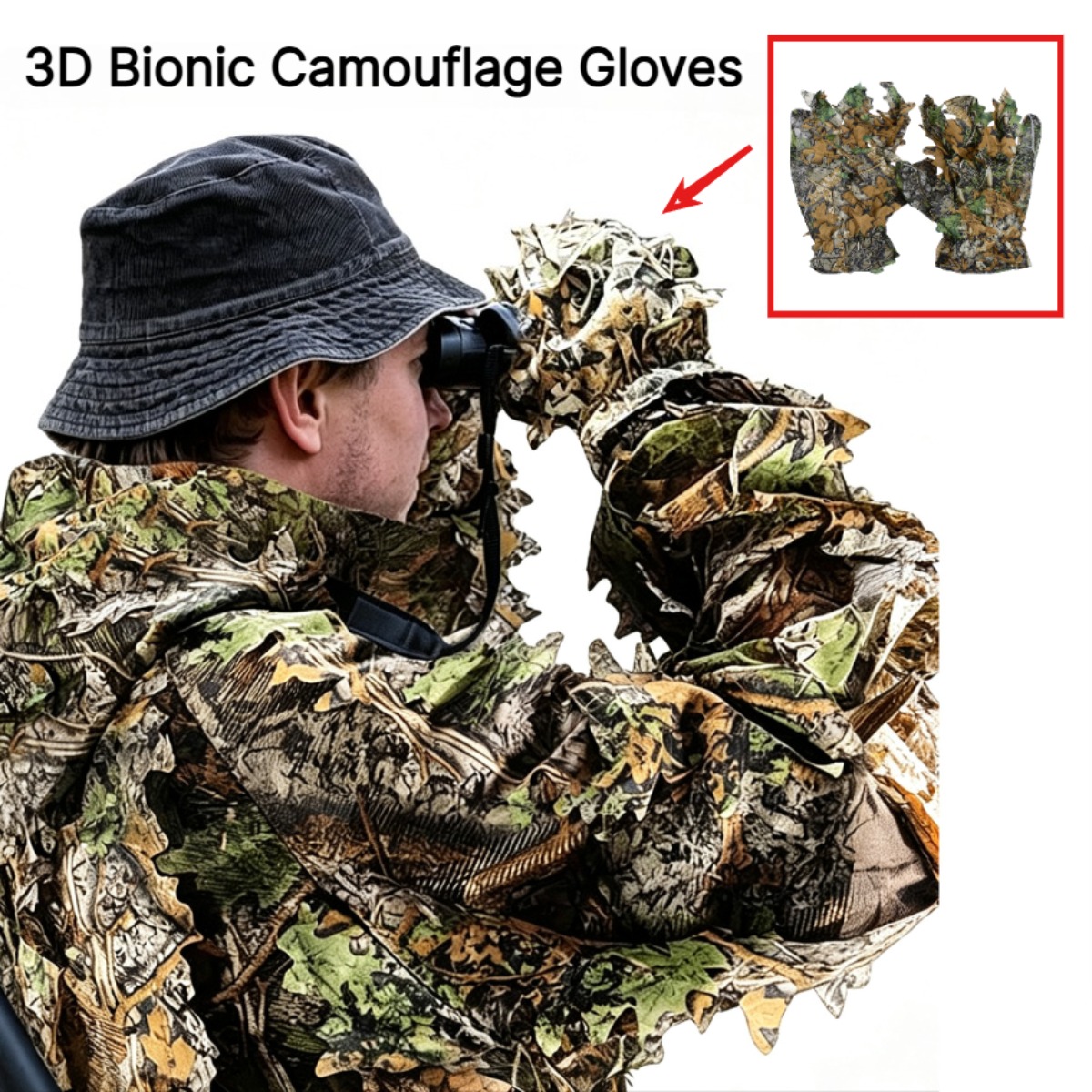 3D Camouflage Leaf Hunting Glo - Photography Training review and price